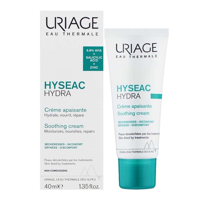 Uriage Hyseac Hydra Restructuring Oil-Free Skincare Cream For Dry Skin 40ml
