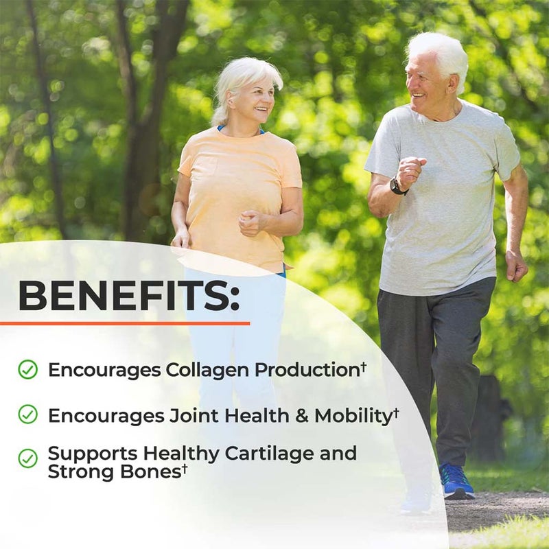 Vitamax Joint Support Tablets With Glucosamine, Chondroitin & Ginger For Mobility & Flexibility, Pack of 60's