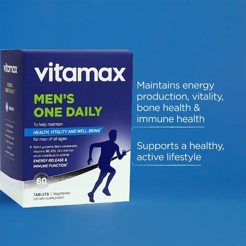 Vitamax Once Daily Men's Multivitamin Supplement Tablets, Pack of 60's