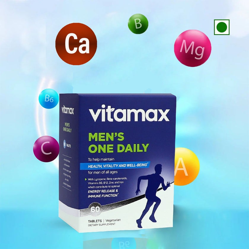 Vitamax Once Daily Men's Multivitamin Supplement Tablets, Pack of 60's