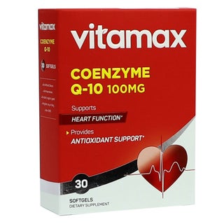 Vitamax Coenzyme Q10 100mg Softgels For Heart & Antioxidant Support, Pack of 30's