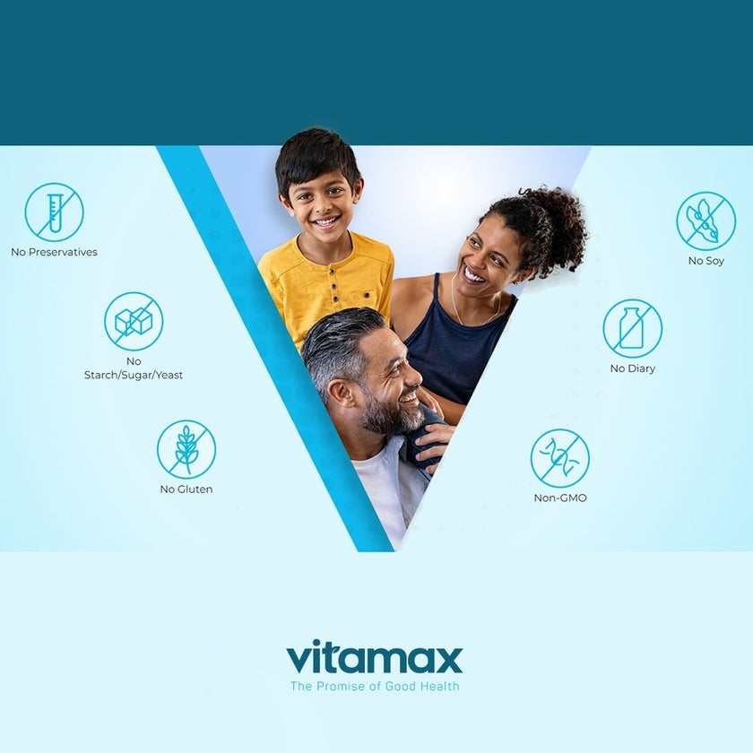 Vitamax Vitamin D3 2000 IU Vegetarian Tablet For Healthy Bone & Teeth, Pack of 30's