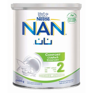 Nestle NAN Comfort Stage 2 Anti Colic Infant Milk Formula For 6 To 12 Months 400g