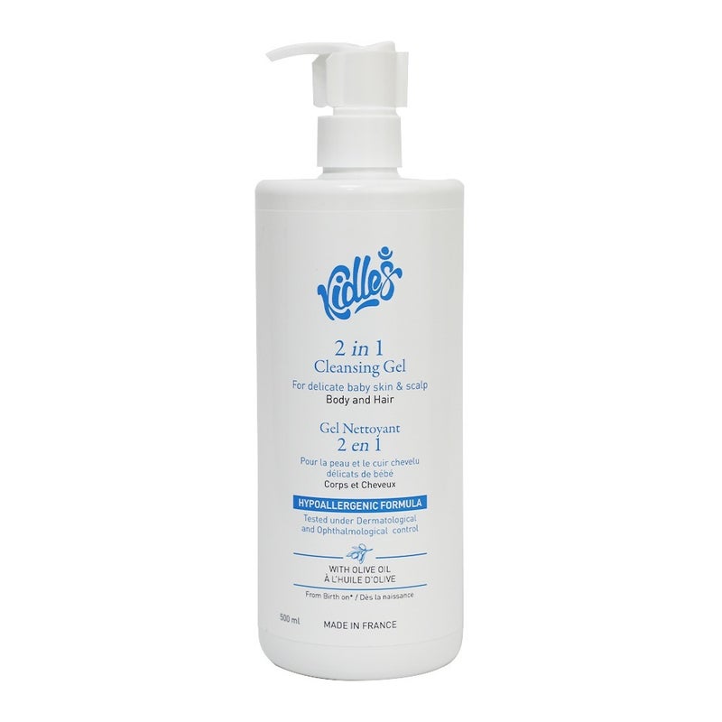 Kidles Baby 2 In 1 Cleansing Gel 500 mL