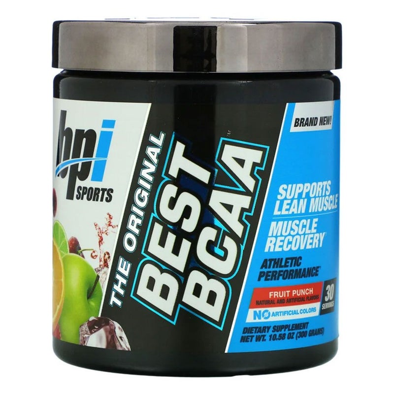 BPI Sports Best BCAA Powder Fruit Punch 30 Servings