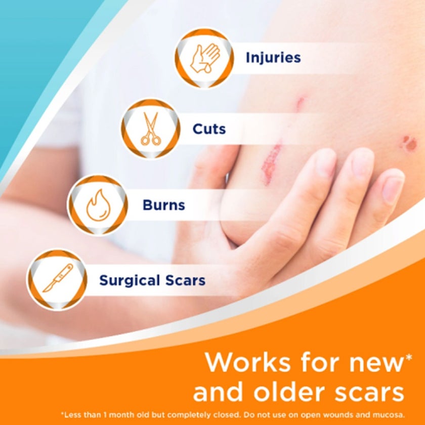 Bepanthen Anti-Scar Gel With Massage Device For Red & Raised Scars 20g