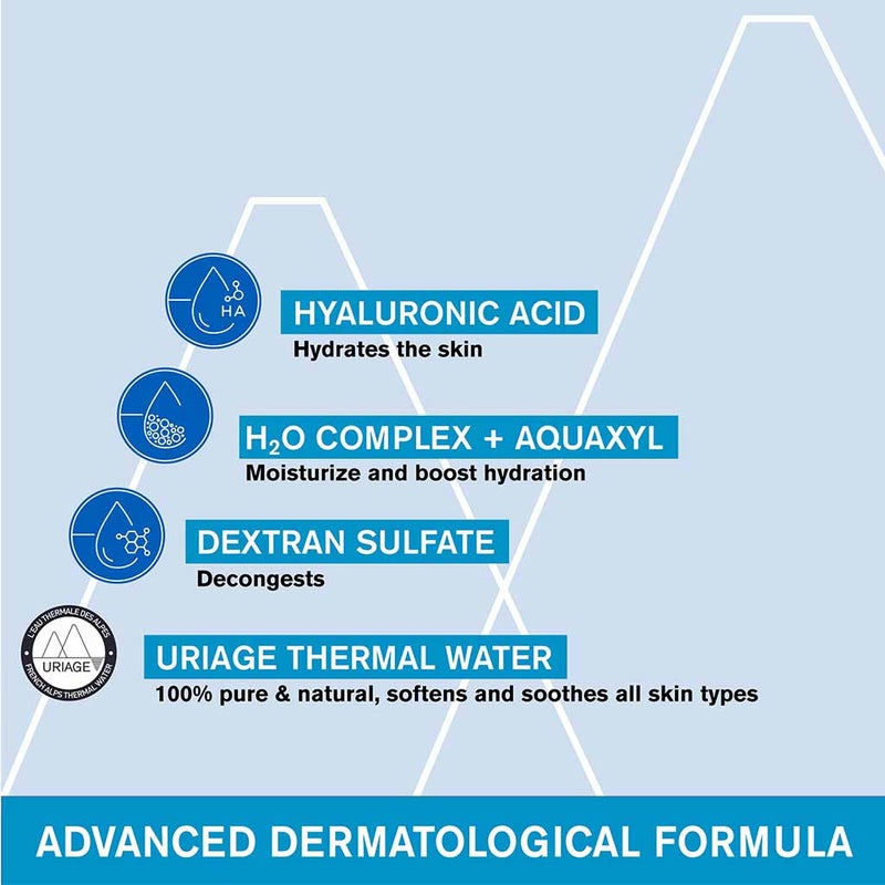 Uriage Eau Thermale Water Eye Moisturizing Contour Cream For Fine Lines & Dark Circles 15ml