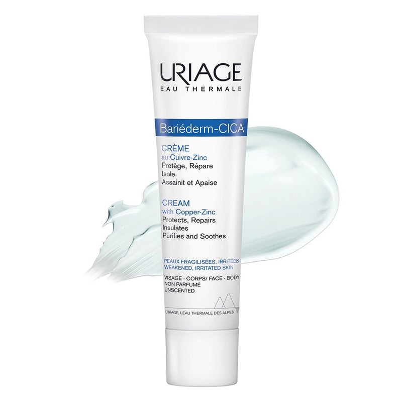 Uriage Bariederm-CICA Repairing Cream With Copper & Zinc 100ml