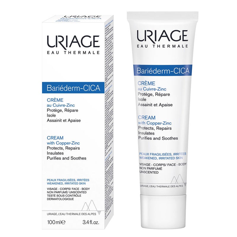 Uriage Bariederm-CICA Repairing Cream With Copper & Zinc 100ml