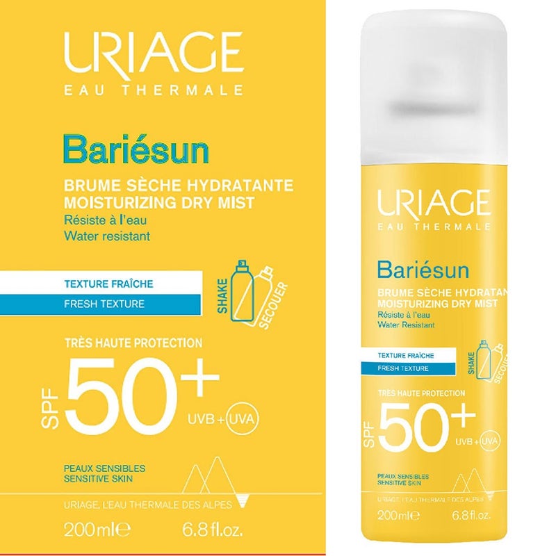 Uriage Bariesun Moisturising Dry Mist SPF50+ Sunscreen 200ml
