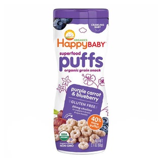 HappyBaby® Superfood Puffs Purple Carrot & BlueBerry 60 g