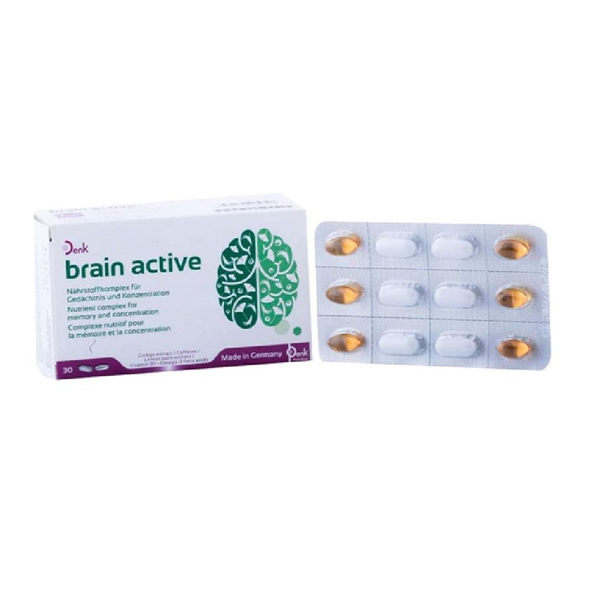 Denk Brain Active Tablet + Capsules, Pack of 60's