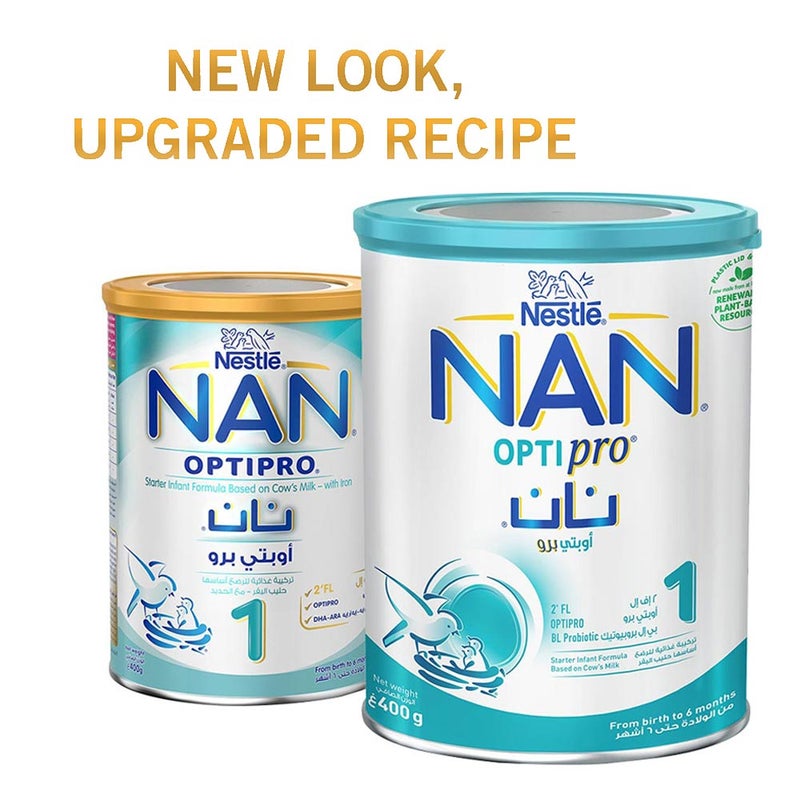 Nestle NAN Optipro Stage 1 Baby Milk Formula For 0 To 6 Months 400g