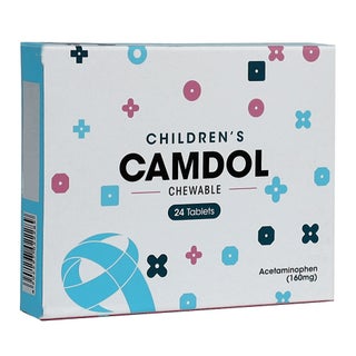 Children's Camdol Paracetamol 160mg Chewable Tablets, Pack of 24's