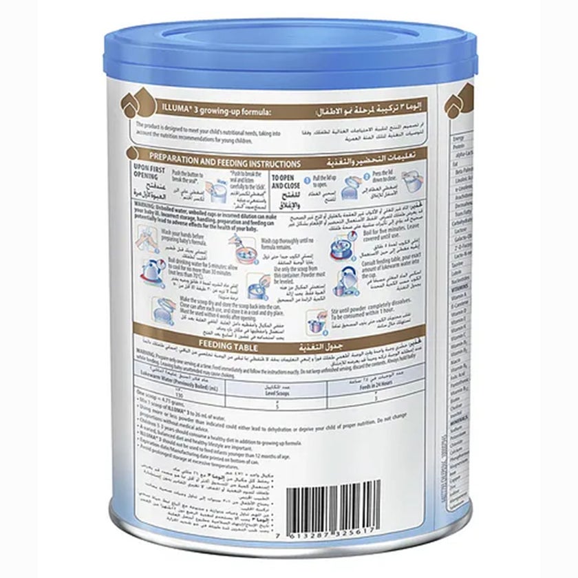 Illuma Stage 3 Toddlers Milk Formula For 1 To 3 Years 800g