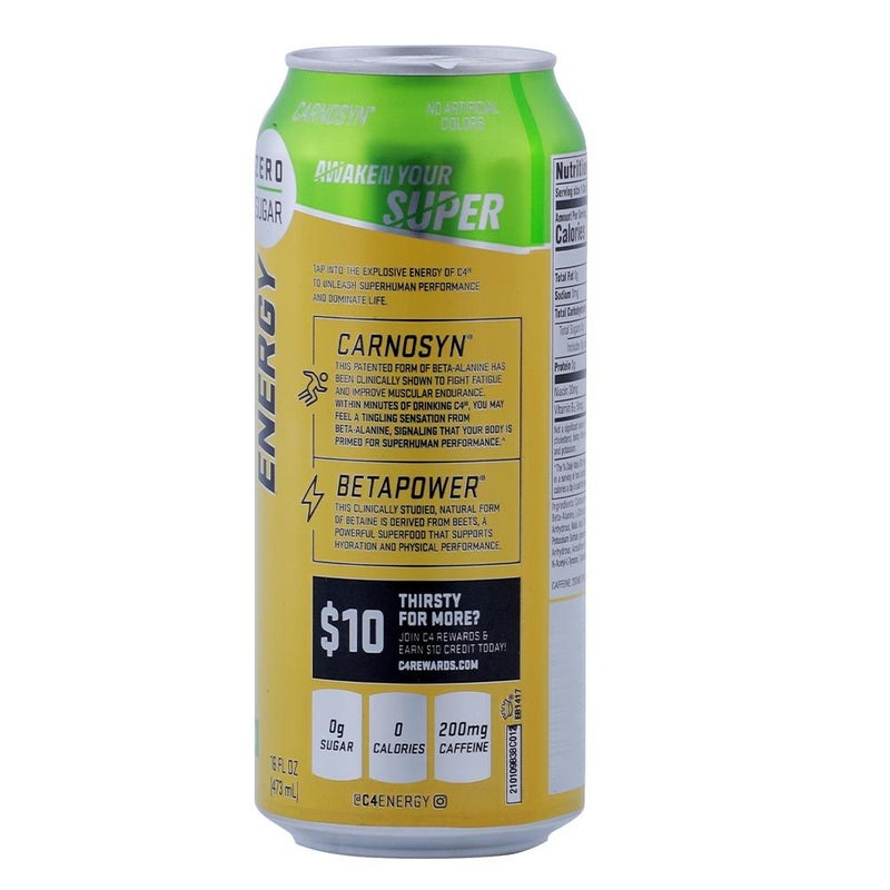 Cellucor C4 Energy Carbonated Twisted Limeade 16 oz