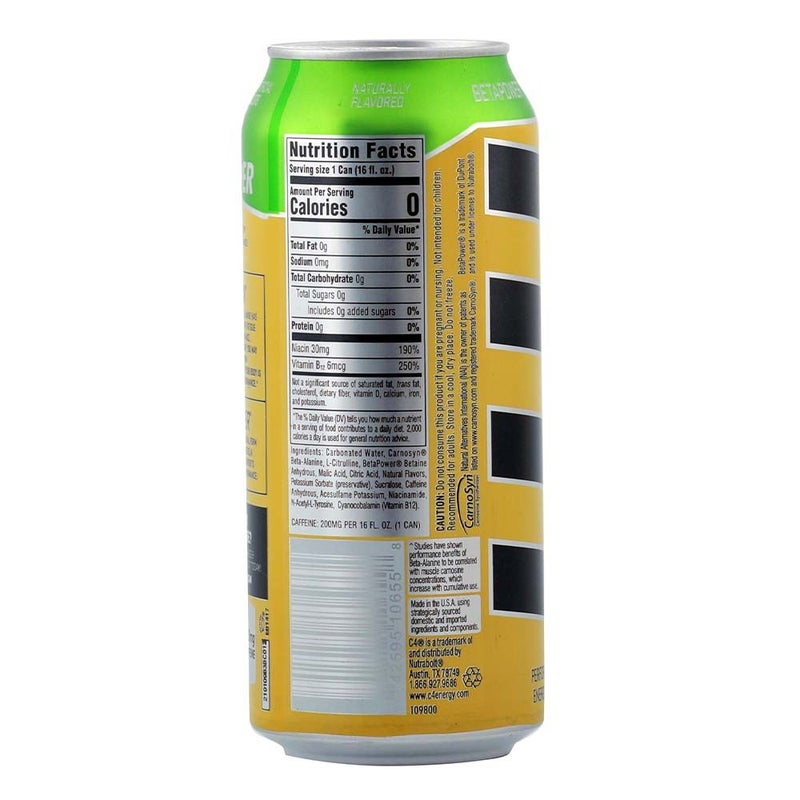 Cellucor C4 Energy Carbonated Twisted Limeade 16 oz