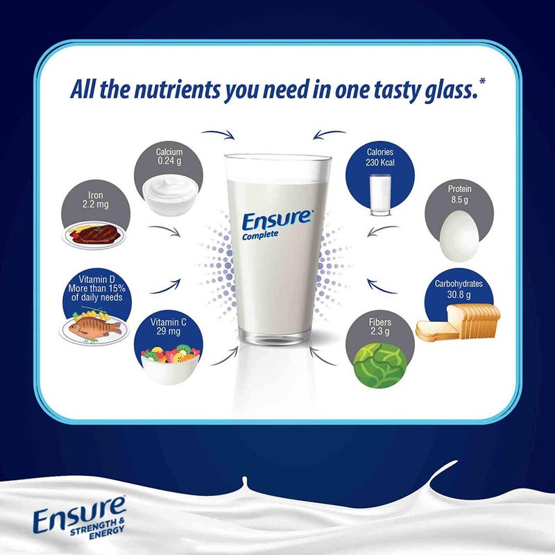 Ensure Complete Vanilla Powder For Balanced Nutrition 850 g