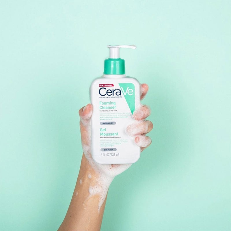 CeraVe Fragrance Free Foaming Cleanser For Normal To Oily Skin 236ml