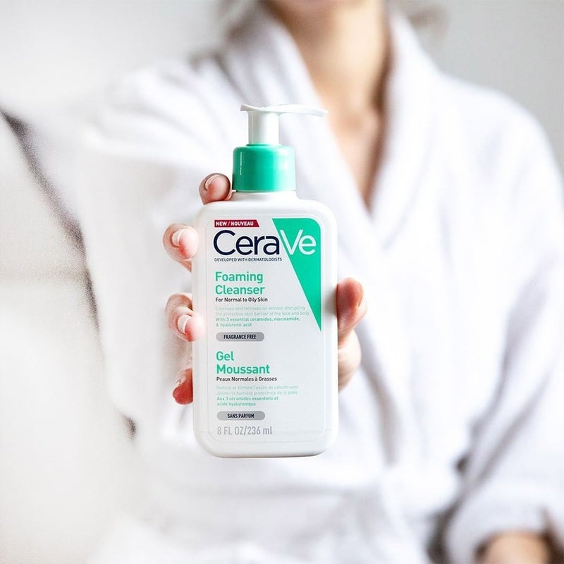CeraVe Fragrance Free Foaming Cleanser For Normal To Oily Skin 236ml