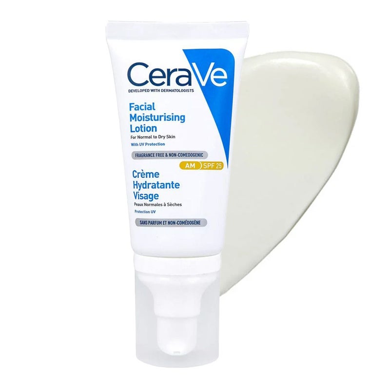 CeraVe Facial Moisturising SPF 25 AM Lotion For Normal To Dry Skin 52ml