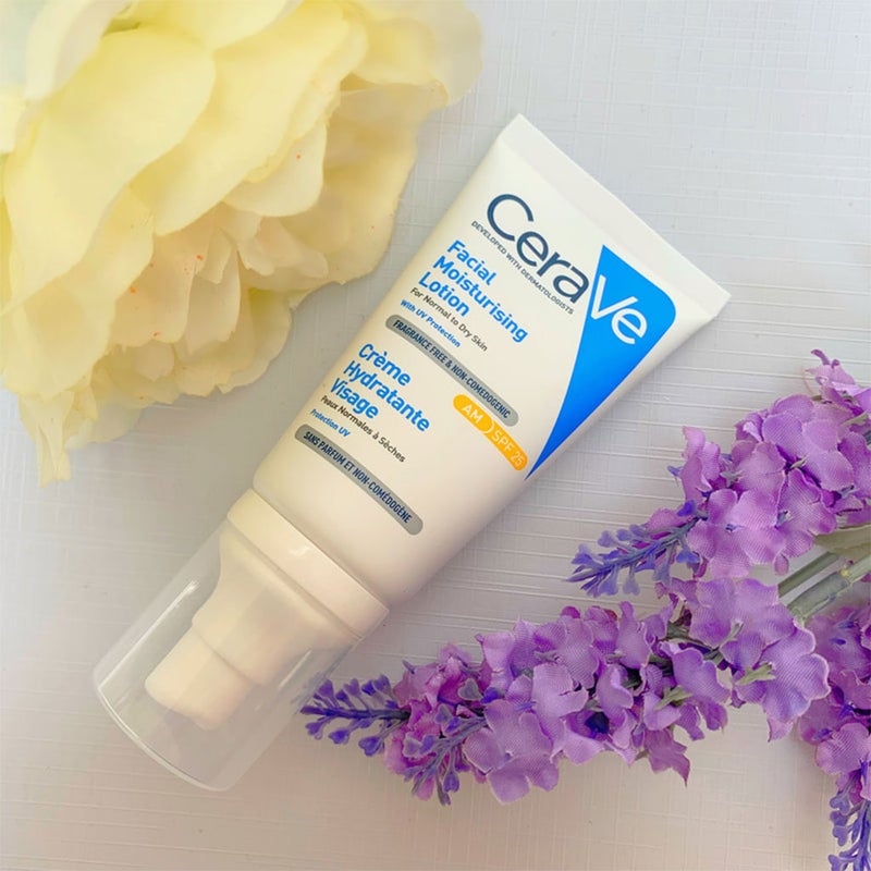 CeraVe Facial Moisturising SPF 25 AM Lotion For Normal To Dry Skin 52ml