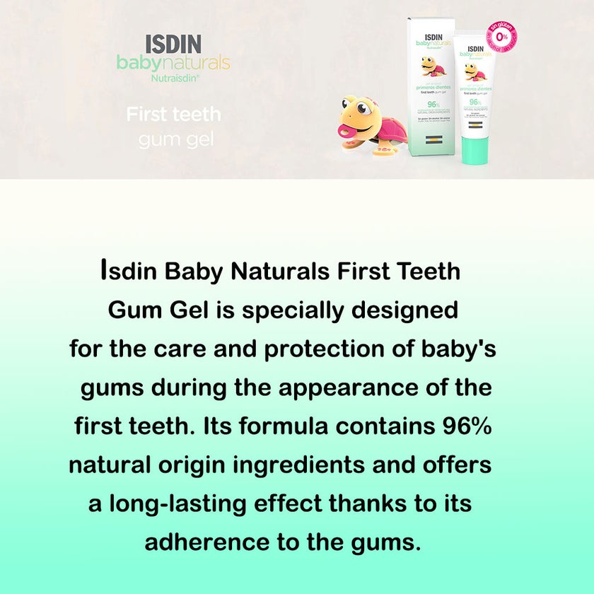 Isdin Baby Naturals First Teeth Gum Gel 30ml