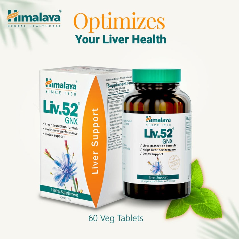 Himalaya Liv 52 GNX Tablets, Pack of 60's