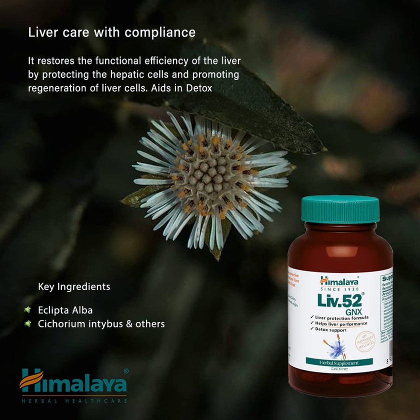 Himalaya Liv 52 GNX Tablets, Pack of 60's