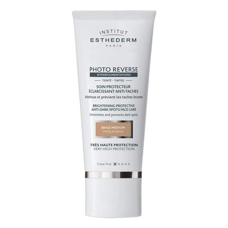 Institut Esthederm Photo Reverse Hyperpigmentations Brightening Sun Protective Anti-dark Spot Face Care Tinted Cream - Medium Beige 50ml
