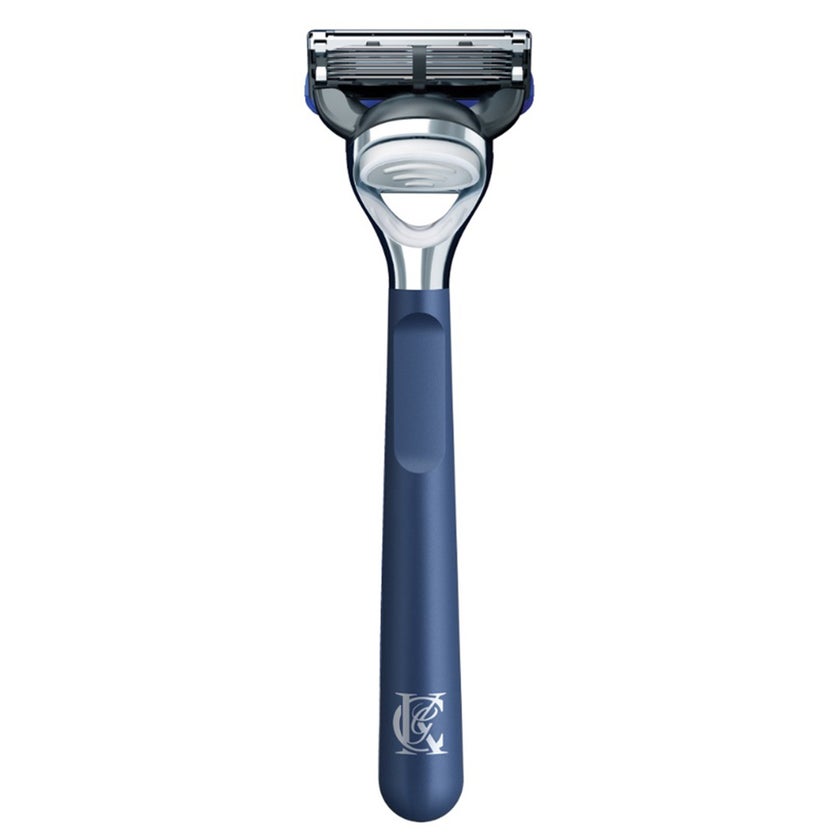 King C. Gillette Men's Shave & Edging Razor With 5 Built In Premium Blades & Precision Trimmer