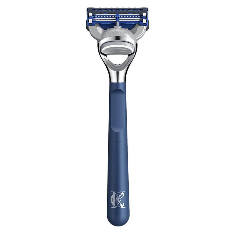 King C. Gillette Men’s Neck Razor With Gillette’s Best Sharpest Stainless Steel Platinum Coated Blades, Pack of 1's