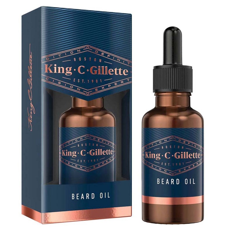 King C. Gillette Men’s Nourishing Beard Oil With Plant Based Oils 30ml