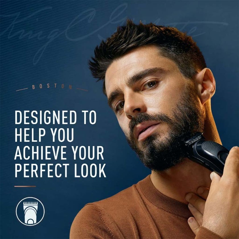 King C. Gillette Cordless Men’s Beard Trimmer Kit With Lifetime Sharp Blades & 3 Interchangeable Combs