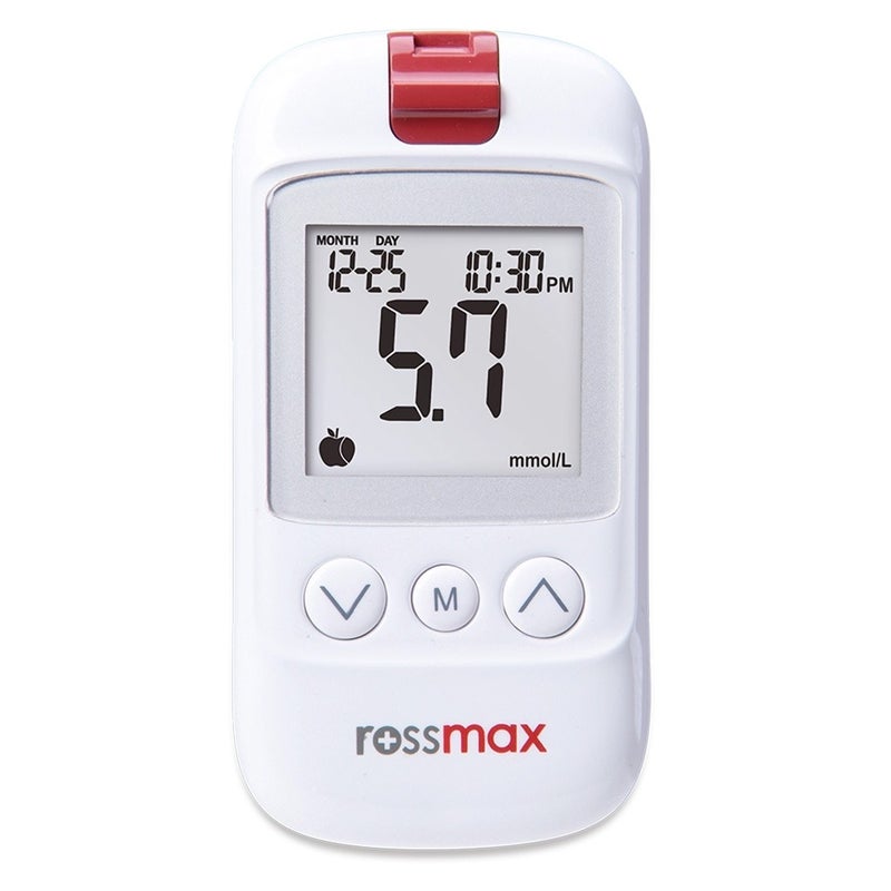 Rossmax HS200 Blood Sugar Monitor With Strips For Diabetes Management