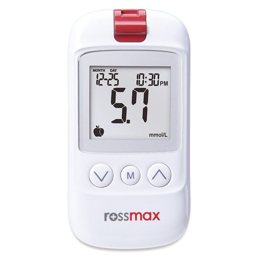 Rossmax HS200 Blood Sugar Monitor With Strips For Diabetes Management