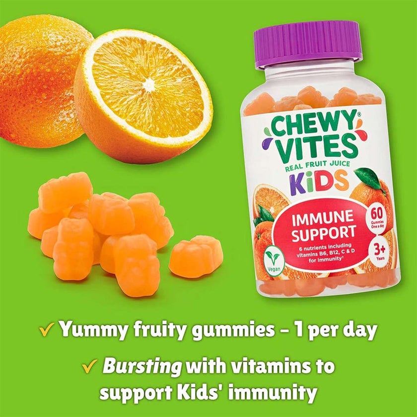Chewy Vites Kids Immune Support Gummies, Pack of 60's