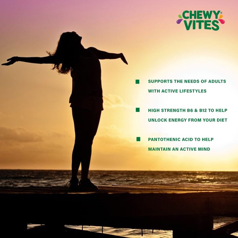 Chewy Vites Adults Daily Energy Release Gummies 60's