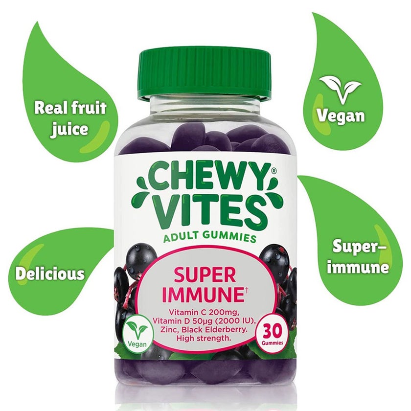 Chewy Vites Adults Super Immune Gummies, Pack of 60's