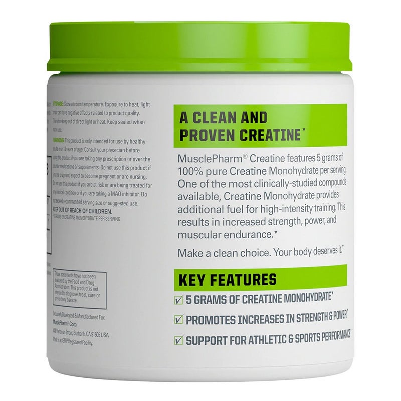 Muscle Pharm Essentials Creatine Unflavored Powder 60 Servings