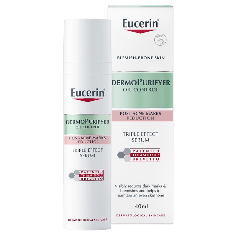 Eucerin Dermo Purifyer Oil Control Post Blemish Anti-Mark Triple Effect Serum For Acne Prone Skin 40ml