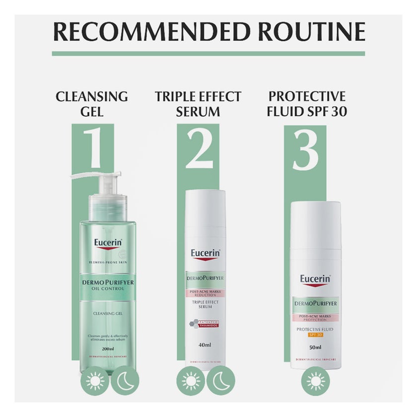 Eucerin DermoPurifyer Oil Control Post Acne Marks Triple Effect Serum 40ml