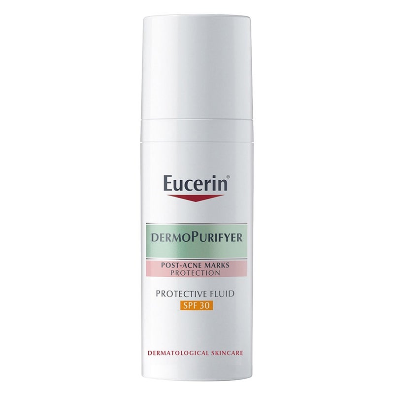 Eucerin Dermo Purifyer Post Blemish Anti-Mark SPF 30 Protective Fluid For Acne Prone Skin 50ml