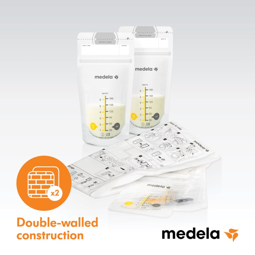 Medela Breast Milk Storage Bags 180ml, Pack of 25’s