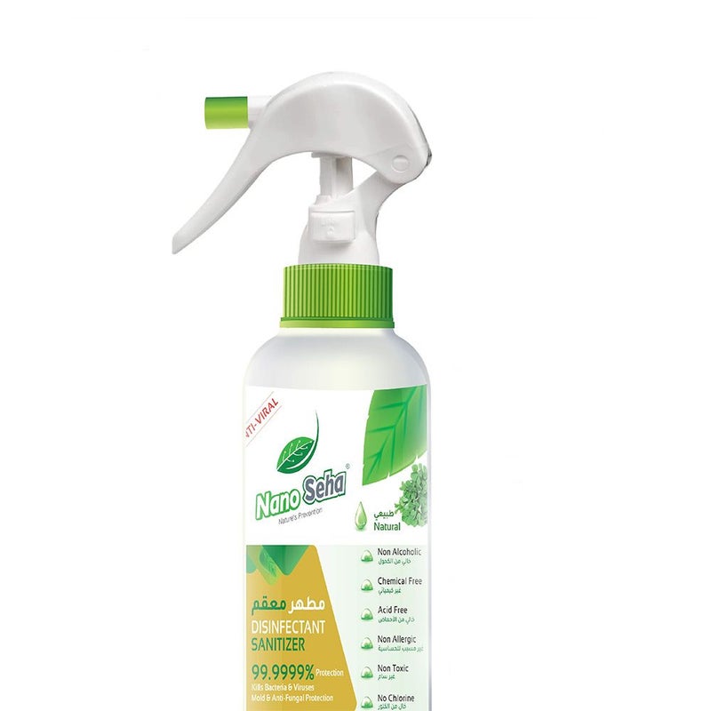 Nano Seha Disinfectant Sanitizer Spray Natural 250 mL