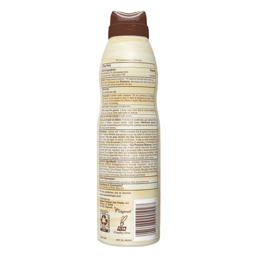 Hawaiian Tropic Silk Hydration Weightless Continuous Clear Sunscreen Spray SPF 50, 170g