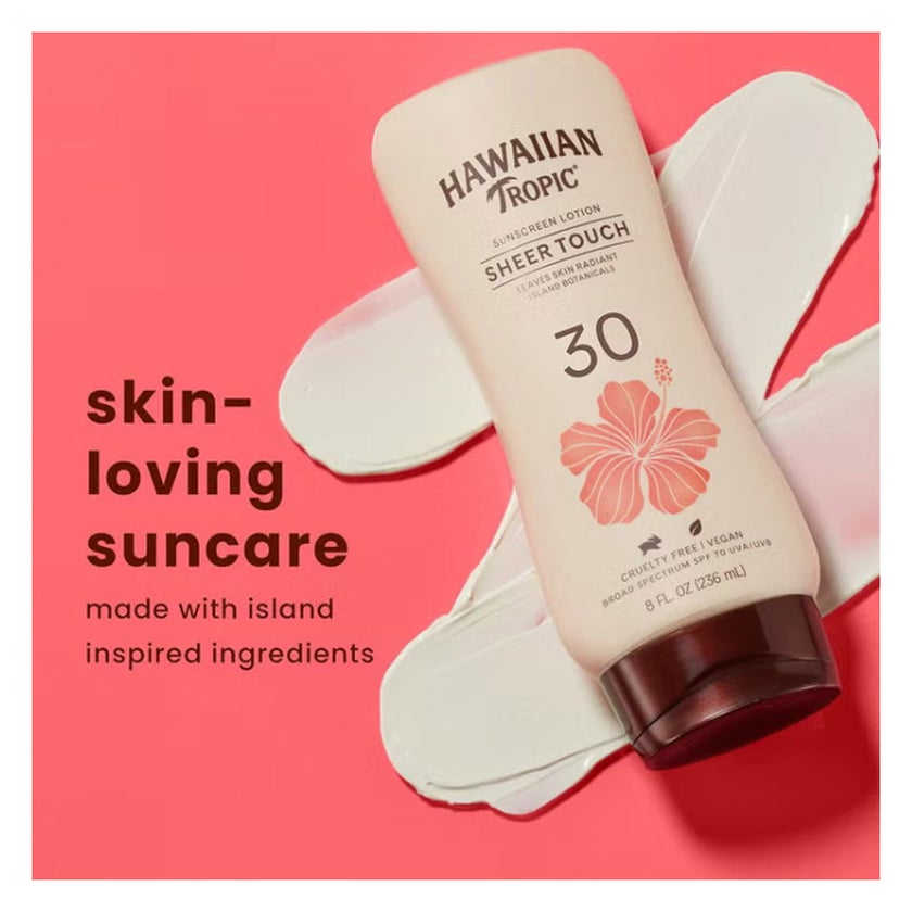 Hawaiian Tropic Sheer Touch Ultra Radiance Sunscreen Lotion SPF 30, 236ml