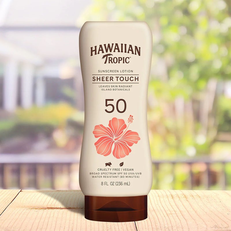 Hawaiian Tropic Sheer Touch Ultra Radiance Sunscreen Lotion SPF 50, 236 mL