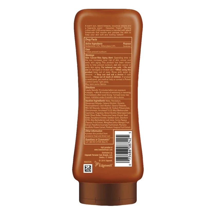 Hawaiian Tropic Island Tanning Cocoa Butter Protective Sunscreen Lotion SPF 4, 236ml