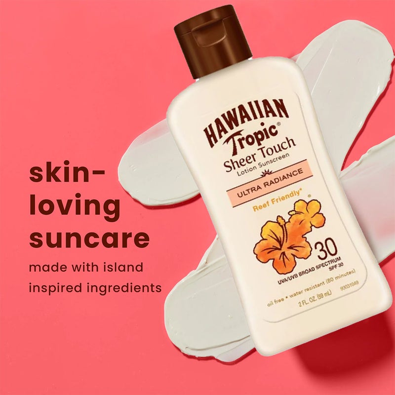Hawaiian Tropic Sheer Touch Ultra Radiance SPF30 Reef Friendly Sunscreen Lotion 59ml